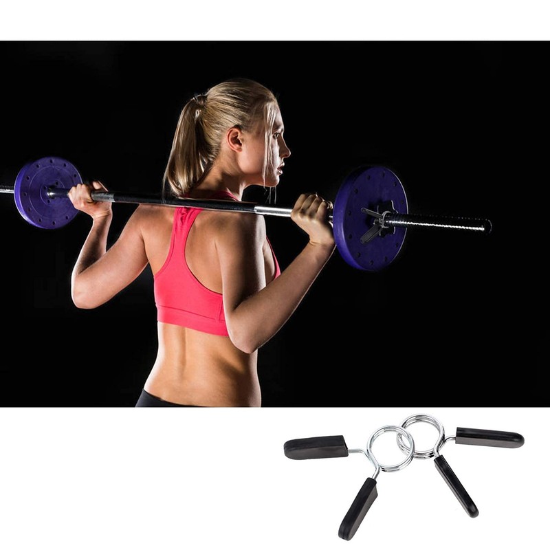 PAMASE 6 Pack 1 inch (25 mm) Barbell Clip Clamps-Dumbbell