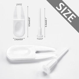 Desenda 6 PCS Yoga Ball Replacement Plugs and Plug Puller Kit, Pilates Ball Air Stopper Large Yoga Ball Air Plug Valve Nozzles Pin Exercise Ball Plug Removal Devices