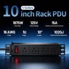 NodeQore 10 inch Rack PDU, 4 Rear Outlets, 1020J Surge