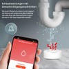Luminea Home Control Water Detector Sensor: WiFi Water Detector with
