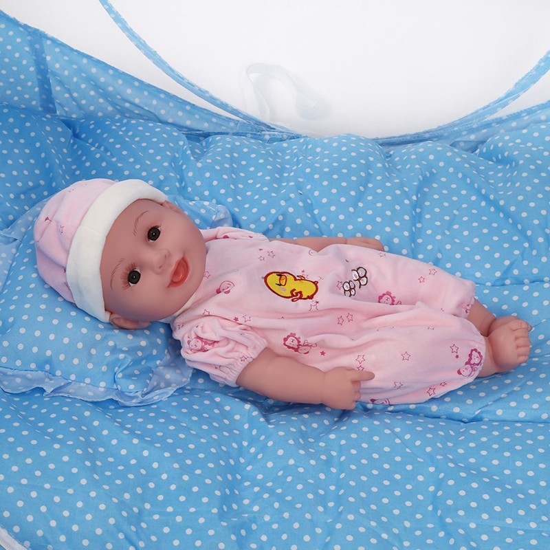 Portable Foldable Mosquito Net Anti Bug Crib Tent with Mattress