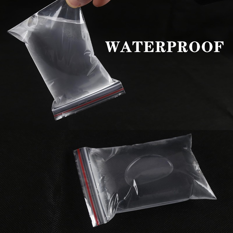 newlng 1000pcs Small Zip Closure Bags 8 cm x 12