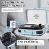 VINYLS LINK Vinyl Record Player 3 Speed ​​Bluetooth Turntable Belt