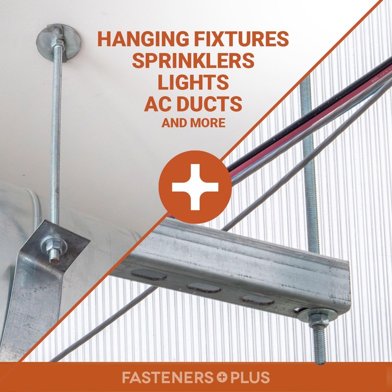 Fasteners Plus A307 Fully Threaded Rod, 1 1/2" Diameter, 6