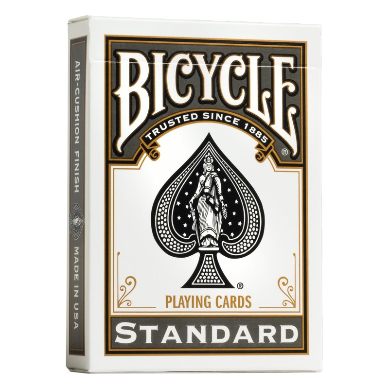 Bicycle Standard Index (Black/Red), Pack of 4