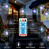 Christmas Lights Solar Fairy Lights 8Pack Hanging Solar Firework Lights