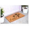 Calloway Mills Wildflower Bouquet Doormat, (Tan/Black, 24" x 36" x