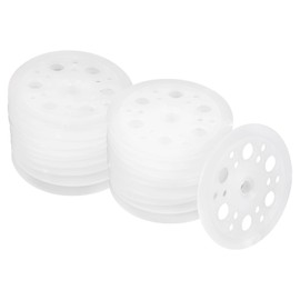 sourcing map 200pcs Plastic Washers 1.85 Inch / 47mm Load Spreading Polypropylene Washers Foam Board Fasteners for Fixing and Fastening Foam Board