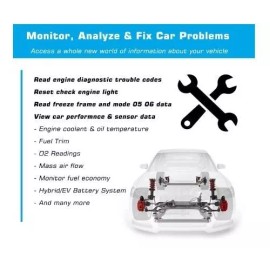 Veepeak Mini Bluetooth OBD2 Scanner OBD II Car Diagnostic Scan Tool for Android
