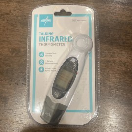 Medline Talking Digital Ear & Forehead Thermometer Model MDSTH1002 New Sealed