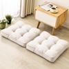 1 MIDDLE ONE Floor Pillow Set of 2, Memory Foam