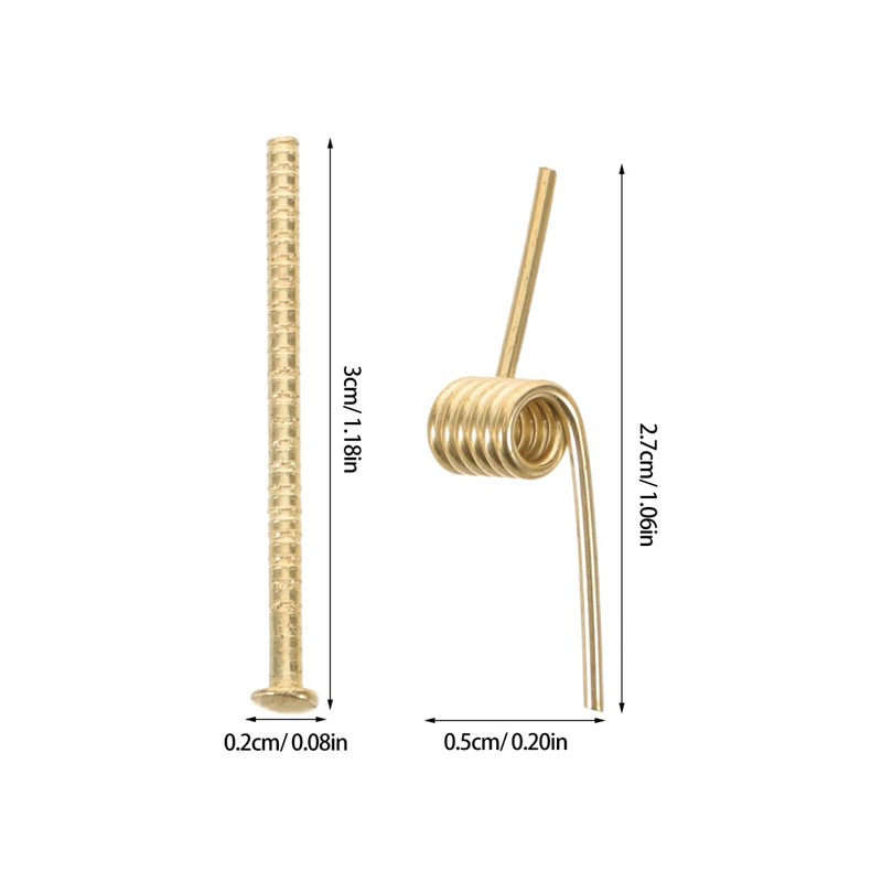 Didiseaon Stainless Steel Hair Clip V Shape Spring Metal Clip