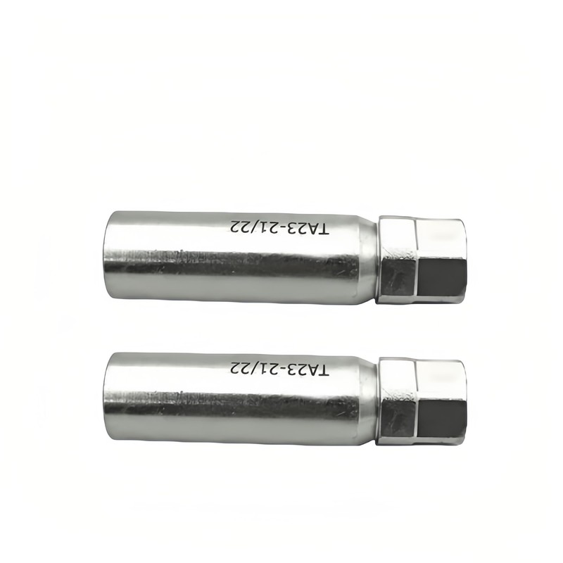 Lskioer 2Pcs 10 Point Spline Lug Nuts, 13/16" & 7/8"