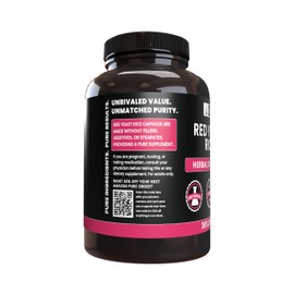 Pure Original Ingredients Red Yeast Rice No Magnesium Or Rice Fillers, Always Pure, Lab Verified (365 Capsules)