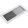 Deflecto Floor Register, Includes Steel Grill and Rust-Proof Damper Box,