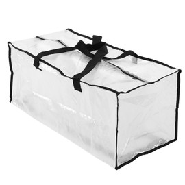 Oversized Moving Bags Waterproof Transparent with Zippers Heavy Duty Storage Bag for Space Saving Moving Storage Backpack Type
