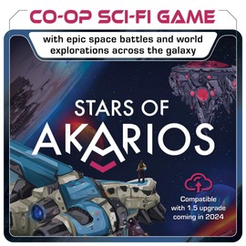 Stars of Akarios Strategy Campaign Board Game, Science Fiction Board Games for Adults & Kids, Epic Legacy Adventure, Cooperative Games (Ages 13+) 1-4 Players