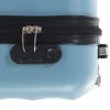 arsehhwe Durable and Lightweight Hardcase Trolley Suitcase with 360-Degree Castors,