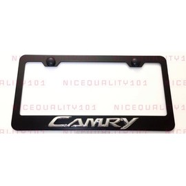 BLVD 3D Camry Stainless Steel Finished License Plate Frame Rust Free