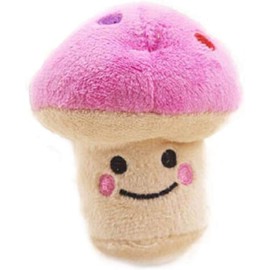 Enyolidimk Pink Pet Small Dog Chew, Puppy Mushroom Shape Plush Squeaky Cost-Effective Beautiful, Dogs