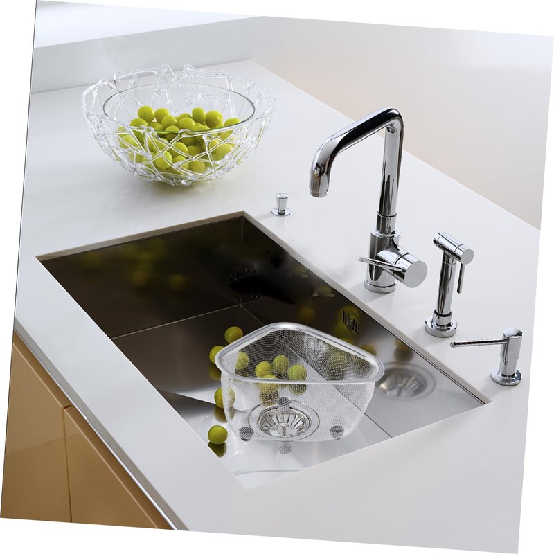 Gatuida 1Pc Sink Drainer Basket Lightweight Corner Mesh Storage for