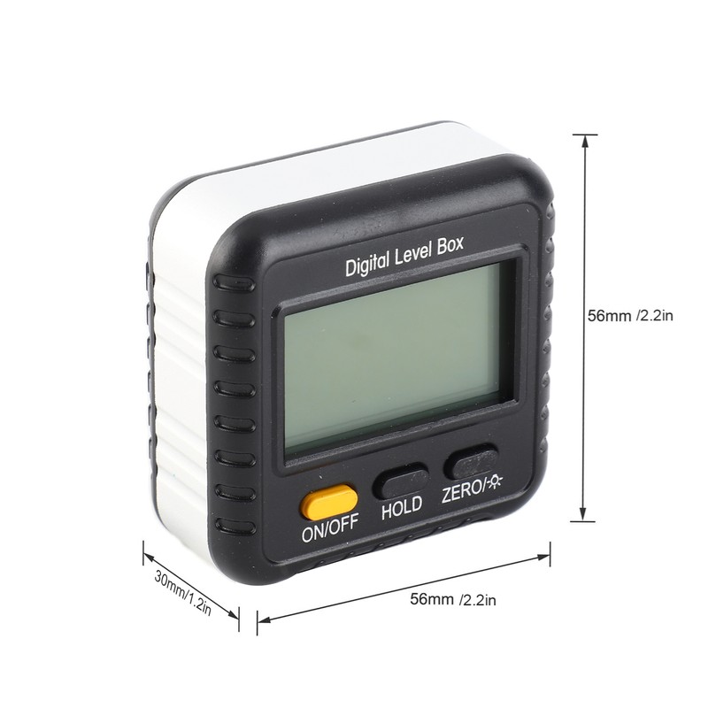 Digital Inclinometer 360 Degree Multi Purpose LCD Display Angle Finder