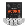 Mishimoto Steel Lug Nuts, M14x1.5, Acorn Seat, 24pc Set, Chrome
