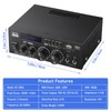 Facmogu BT-398A Stereo Digital Audio Amplifier, Max 450Wx2 HiFi Sound
