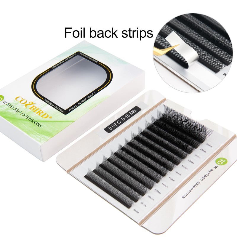 COZBIRD Eyelash Extensions, 3D W Ready Fan Volume Eyelash Extensions,