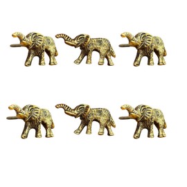 Perilla Home Metal Elephant Knobs Decorative Animal Shape Knobs for Room Kitchen Cabinet Hardware Cupboard Door Knobs Dresser Wardrobe and Drawer Pulls