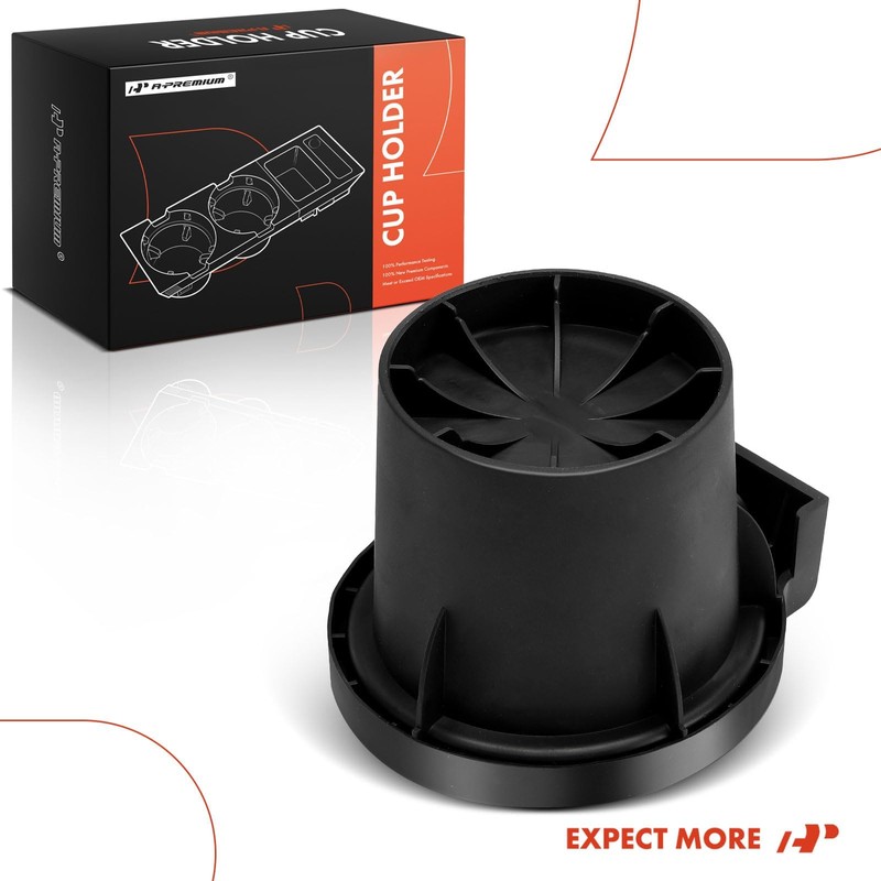 A-Premium Cup Holder Compatible with Nissan Frontier 2005-2019, Pathfinder 2005-2012,