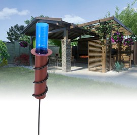 Floating Rain Gauge, Ground Mounted Plastic Cylinder with Scale Outdoor Garden Rain Gauges for Shatterproof Winter Use Yard Weather Monitoring Tool for Home and Farm