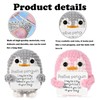JNGTKL ​Positive Penguin, A Grey Positive Penguin Gifts And A