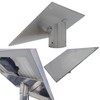 KAUSMEDIA 10W Solar Panel Stand, Aluminum, 48.6, Single Tube, Plug