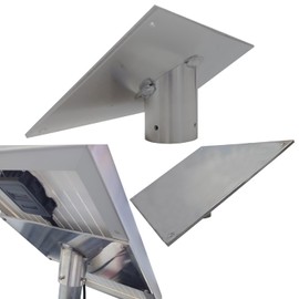 KAUSMEDIA 10W Solar Panel Stand, Aluminum, 48.6, Single Tube, Plug Installation, Angle, 35°, Solar Stand, Fixed Base, DIY, DIY Parts, Panel Stand, Field, Garden