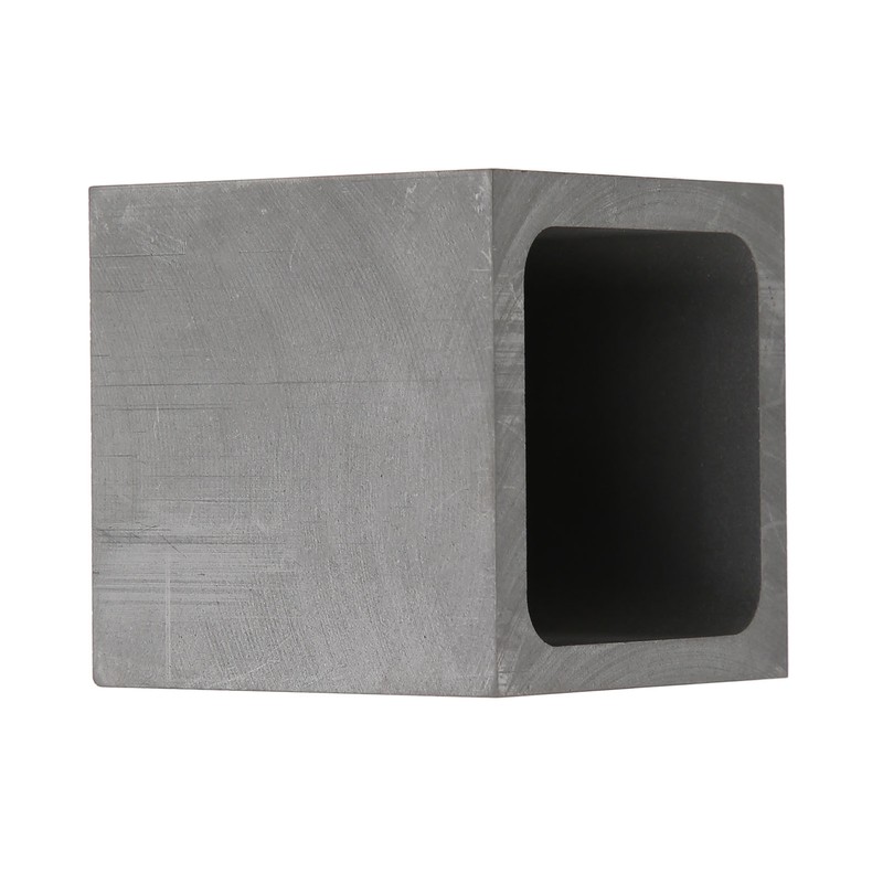 Graphite Crucible Squared Dense Graphite Sturdy Durable Corrosion Resistant Good