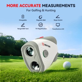 REDTIGER 1200 Yards Laser Range Finder Golf Rangefinder Slope Rechargeable