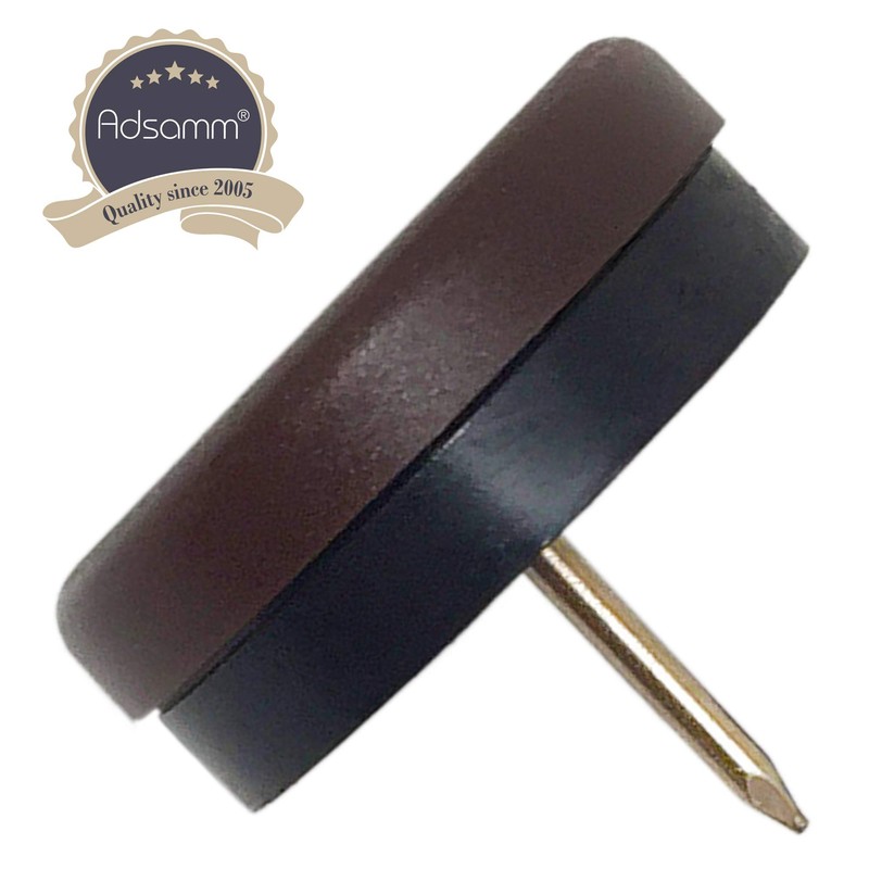 Adsamm® 4 x Plastic Gliders with Buffer and Nail /