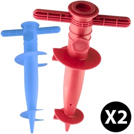 X2 Umbrella Stand Beach Parasol Base Base Parasol Sturdy Lightweight Durable Parasol Holder Beach Ideal Beach Accessory