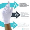 Unigloves White Pearl Nitrile Examination Gloves - Multipurpose, Powder Free