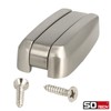 SOTECH HIPPO Folding Hook Stainless Steel Look with Spring Coat