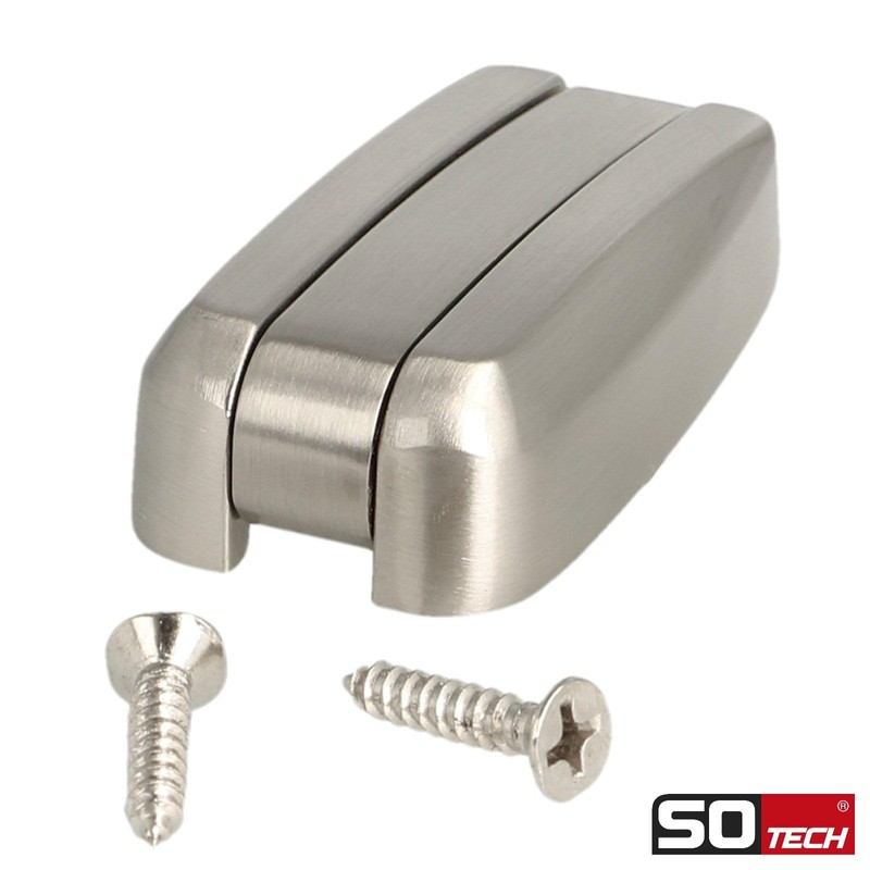 SOTECH HIPPO Folding Hook Stainless Steel Look with Spring Coat