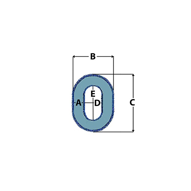Galvanised Short Link Anchor Chain 12MM