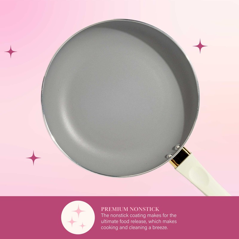 Paris Hilton Epic Nonstick Pots and Pans Set, Multi-layer Nonstick