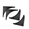 4 Pcs Black Metal Corner Protector Box Edge Safety Guard