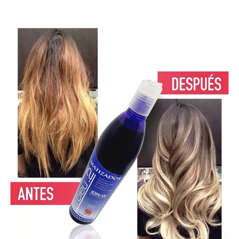D’Conde Shampoo Matizador Morado Le Bleu Sin Sales Ni Parabenos