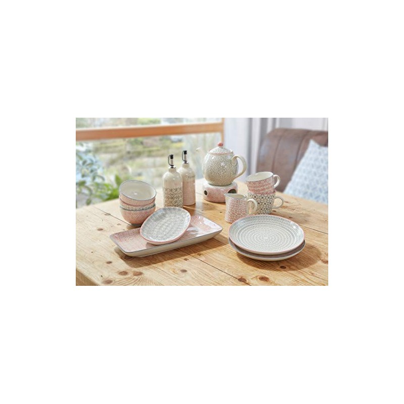 Bloomingville Cozy Set of 4 Ceramic Mugs, 4 Pieces (1
