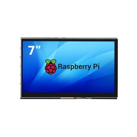 7 inch TFT Capacitive Touchscreen HDMI Display, 1024 x 600 Resolution, Designed for Raspberry Pi, Jetson Nano, Windows, 5-Point Touch, Stereo Speakers, Audio Jack, OSD Control