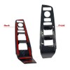 SIIMOO Carbon Fiber Style Window Lift Switch Panel Cover Trim
