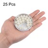 sourcing map 25pcs 10mm Nylon Solid Plastic Bearing Balls G1